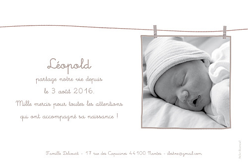 Faire-part de naissance Linge peluche garçon rv taupe - Page 2 Faire-part de naissance Linge peluche garçon rv taupe - Page 2