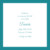 Faire-part de naissance Bilingue couronne turquoise Faire-part de naissance Bilingue couronne turquoise