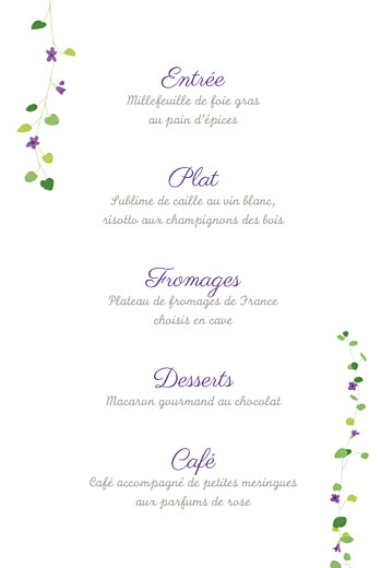 Menu de baptême Capucine photo violet - Page 3 Menu de baptême Capucine photo violet - Page 3