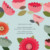 Faire-part de mariage Jardin bohème (4 pages) bleu Faire-part de mariage Jardin bohème (4 pages) bleu