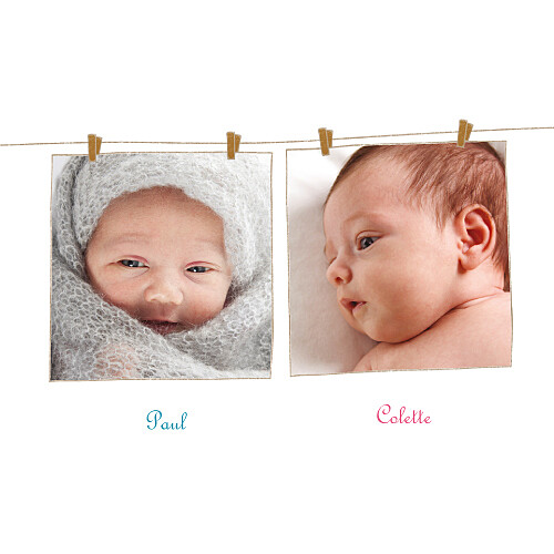 Faire-part de naissance Poétique jumeaux mixte - Page 2 Faire-part de naissance Poétique jumeaux mixte - Page 2