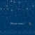 Carte de voeux Étoiles bleu nuit rose - Page 1 Carte de voeux Étoiles bleu nuit rose - Page 1