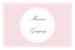Carton d'invitation mariage Gourmand rose - Page 1 Carton d'invitation mariage Gourmand rose - Page 1