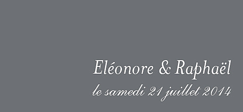 Etiquette de mariage Elégant gris foncé Etiquette de mariage Elégant gris foncé