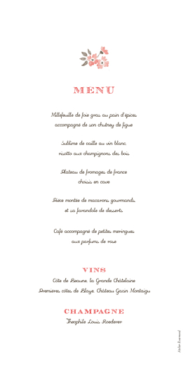 Menu de mariage A cup of tea corail - Page 2 Menu de mariage A cup of tea corail - Page 2