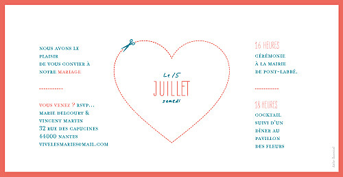 Faire-part de mariage Love and cut ! corail - Page 2 Faire-part de mariage Love and cut ! corail - Page 2