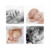 Faire-part de naissance Nuit étoilée 5 photos gris et rose pâle Faire-part de naissance Nuit étoilée 5 photos gris et rose pâle