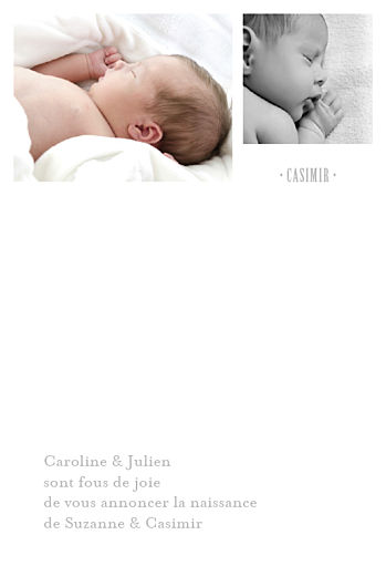 Faire-part de naissance Jumeaux balançoire 5 photos gris - Page 3 Faire-part de naissance Jumeaux balançoire 5 photos gris - Page 3