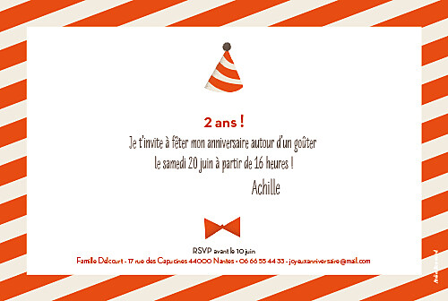 Carte d'anniversaire Nounours orange - Page 2 Carte d'anniversaire Nounours orange - Page 2
