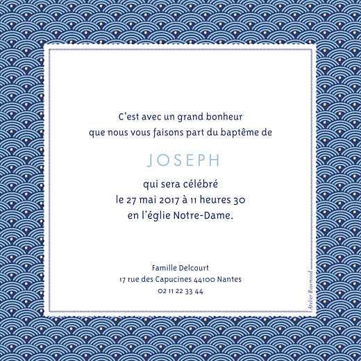 Faire-part de baptême Pattern écusson bleu - Page 2 Faire-part de baptême Pattern écusson bleu - Page 2