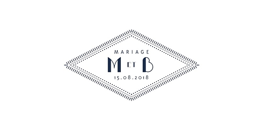 Marque-place mariage Monogramme bleu nuit - Page 4 Marque-place mariage Monogramme bleu nuit - Page 4