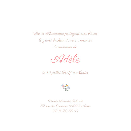 Faire-part de naissance Jardin fleuri (4 pages) bleuet - Page 3 Faire-part de naissance Jardin fleuri (4 pages) bleuet - Page 3