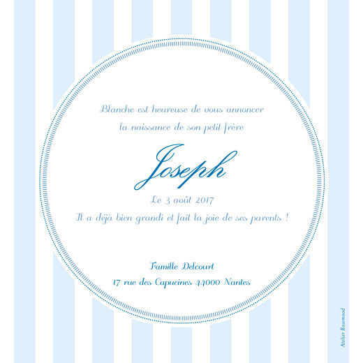 Faire-part de naissance Douceurs photo bleu - Page 2 Faire-part de naissance Douceurs photo bleu - Page 2