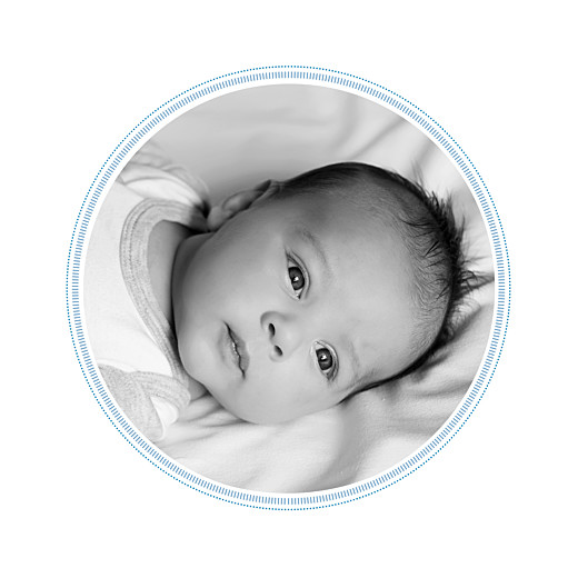 Faire-part de naissance Douceurs (4 pages) bleu Faire-part de naissance Douceurs (4 pages) bleu