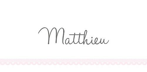 Marque-place mariage Gourmand raffiné rose Marque-place mariage Gourmand raffiné rose