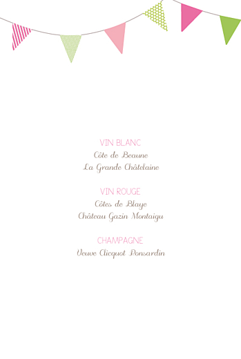 Menu de baptême Fanions rose vert - Page 2 Menu de baptême Fanions rose vert - Page 2