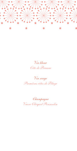 Menu de mariage Hollywood corail - Page 2 Menu de mariage Hollywood corail - Page 2