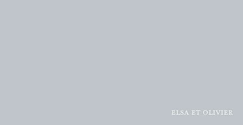Faire-part de mariage Chic panoramique 4 pages gris Faire-part de mariage Chic panoramique 4 pages gris