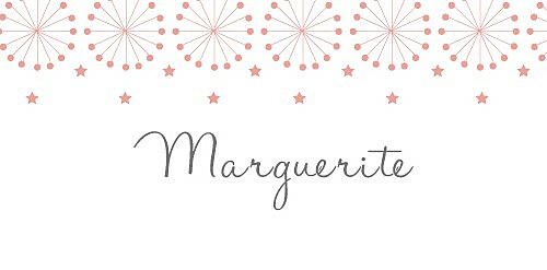 Marque-place mariage Hollywood corail Marque-place mariage Hollywood corail