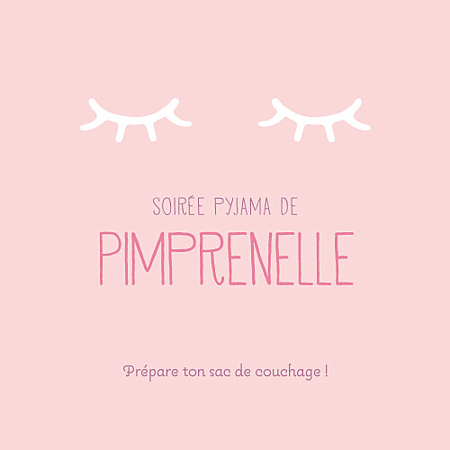 Carte D Anniversaire Soiree Pyjama 4 Pages Rosemood