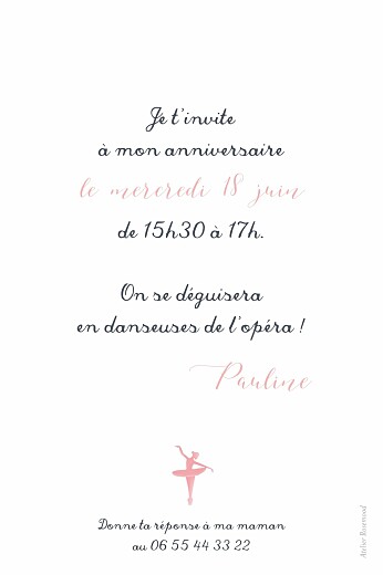 Carte D Anniversaire Chaussons De Danse Rosemood