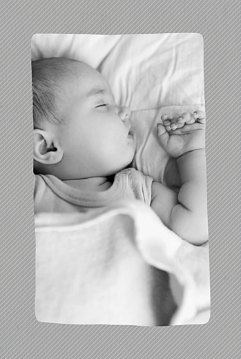 Faire-part de naissance Tipis photo (4 pages) gris Faire-part de naissance Tipis photo (4 pages) gris