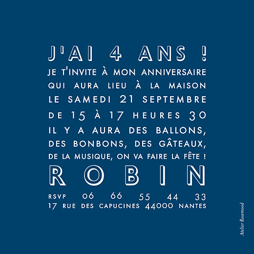 Carte d'anniversaire Mini the photo ! justifié bleu nuit - Page 2 Carte d'anniversaire Mini the photo ! justifié bleu nuit - Page 2