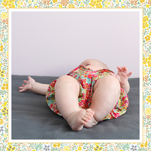 Faire-part de naissance Mille fleurs photo jaune Faire-part de naissance Mille fleurs photo jaune