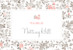 Marque-table mariage A cup of tea corail - Page 1 Marque-table mariage A cup of tea corail - Page 1