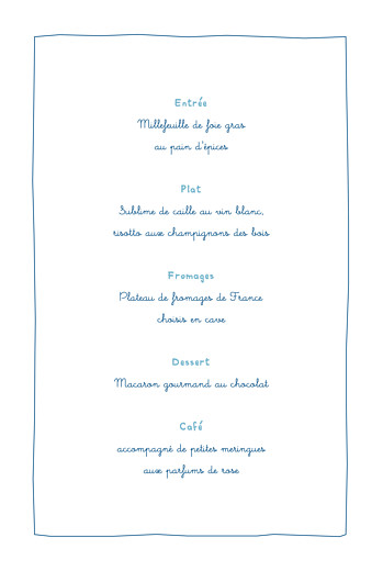 Menu de baptême Libellule photo (4 pages) bleu - Page 3 Menu de baptême Libellule photo (4 pages) bleu - Page 3