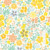 Etiquette de baptême Mille fleurs orange Etiquette de baptême Mille fleurs orange