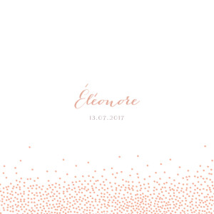 Faire-part de naissance Éveil photo corail Faire-part de naissance Éveil photo corail