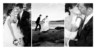 Carte de remerciement mariage 3 photos (panoramique) blanc - Page 1 Carte de remerciement mariage 3 photos (panoramique) blanc - Page 1