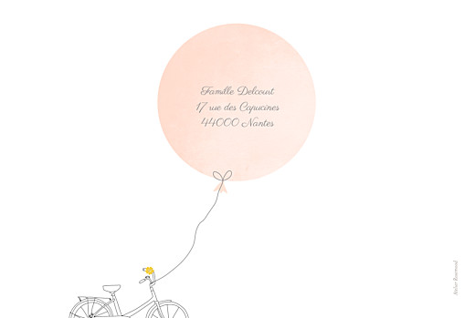 Faire-part de naissance À bicyclette (2 enfants) photos corail - Page 4 Faire-part de naissance À bicyclette (2 enfants) photos corail - Page 4
