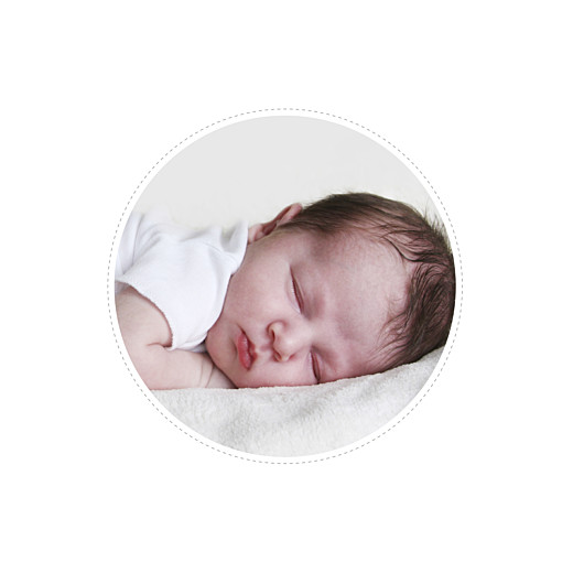 Faire-part de naissance Pois chics (4 pages) rose Faire-part de naissance Pois chics (4 pages) rose
