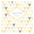 Faire-part de naissance Triangles (3 photos) jaune violet - Page 1 Faire-part de naissance Triangles (3 photos) jaune violet - Page 1