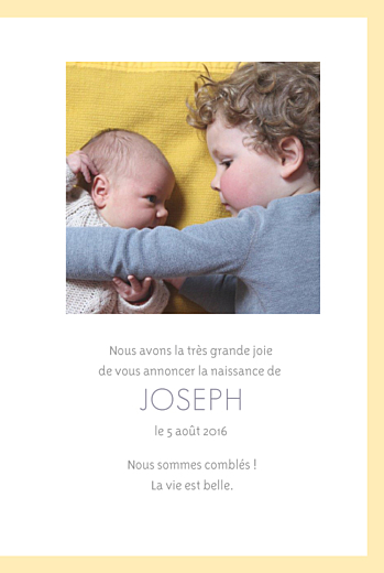 Faire-part de naissance Triangles bilingue (2 photos) jaune violet - Page 3 Faire-part de naissance Triangles bilingue (2 photos) jaune violet - Page 3