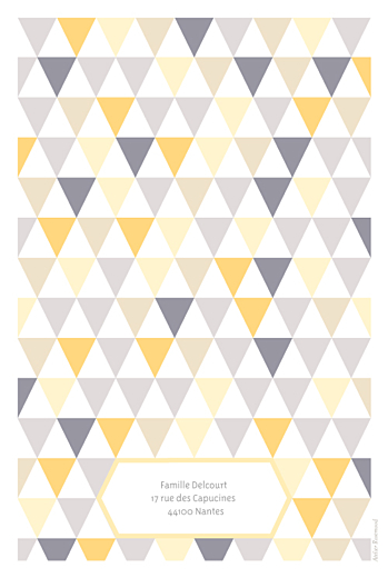 Faire-part de naissance Triangles bilingue (2 photos) jaune violet - Page 4 Faire-part de naissance Triangles bilingue (2 photos) jaune violet - Page 4