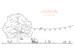 Faire-part de naissance Promesse champêtre paysage blanc - Page 1 Faire-part de naissance Promesse champêtre paysage blanc - Page 1