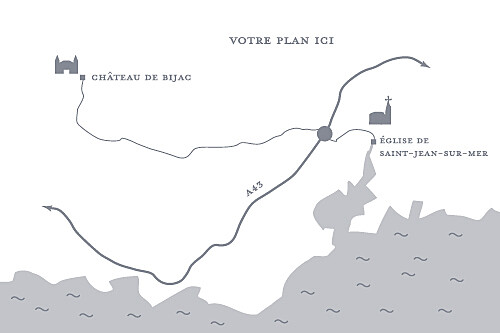 Carton d'invitation mariage Chic liseré gris foncé - Verso Carton d'invitation mariage Chic liseré gris foncé - Verso