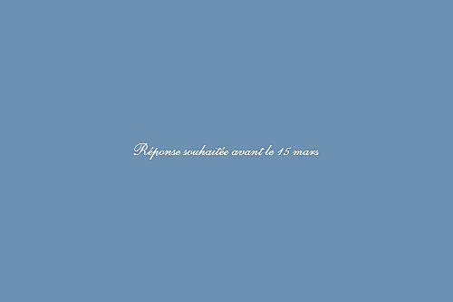 Carton réponse mariage Chic liseré bleu Carton réponse mariage Chic liseré bleu