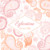 Faire-part de naissance Mini paisley photo rose & orange - Page 1