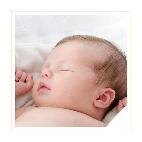 Faire-part de naissance Mini paisley photo rose & orange - Page 2