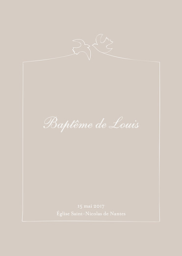 Couverture Livret de messe Oiseaux taupe - Page 1 Couverture Livret de messe Oiseaux taupe - Page 1