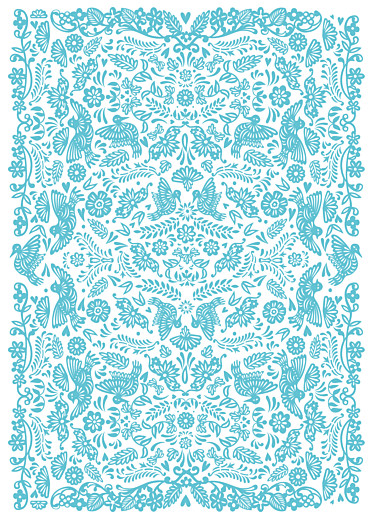 Couverture livret de messe mariage Papel Picado turquoise - Page 2 Couverture livret de messe mariage Papel Picado turquoise - Page 2