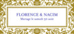 Etiquette de mariage Byzance doré - Page 1 Etiquette de mariage Byzance doré - Page 1