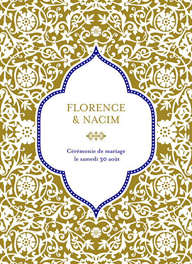 Livret de messe mariage Byzance doré Livret de messe mariage Byzance doré