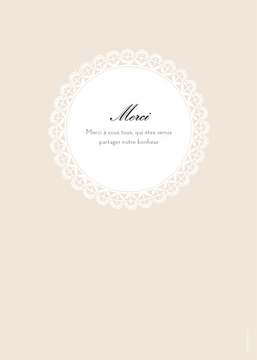 Livret de messe mariage Boudoir dentelle beige blanc - Page 4 Livret de messe mariage Boudoir dentelle beige blanc - Page 4
