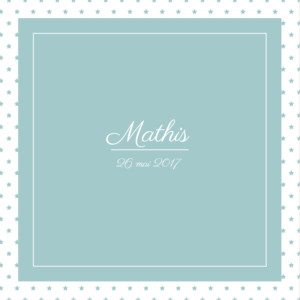 Faire-part de naissance Classique chic photo vert doux Faire-part de naissance Classique chic photo vert doux