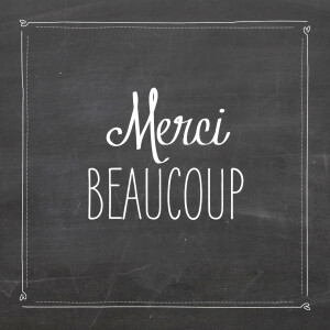 Carte de remerciement Merci ardoise photo noir Carte de remerciement Merci ardoise photo noir